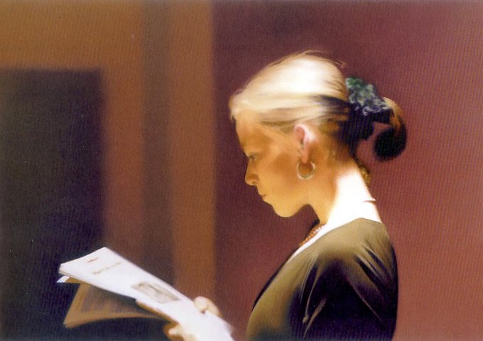 Gerhard Richter - Reading, 1994
