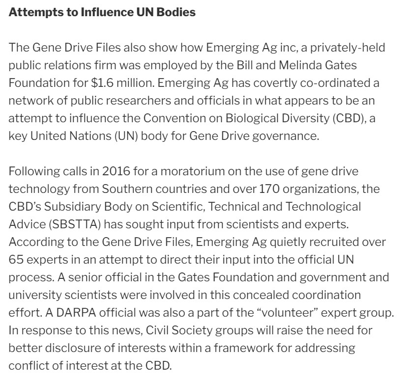 imetatronink's tweet image. 🚨

If you don&apos;t know what &quot;Gene Drives&quot; are, you should look into it.

There is so much more to this manufactured Covid-19 hysteria than meets the eye ...

#WakeUpPeople

genedrivefiles.synbiowatch.org