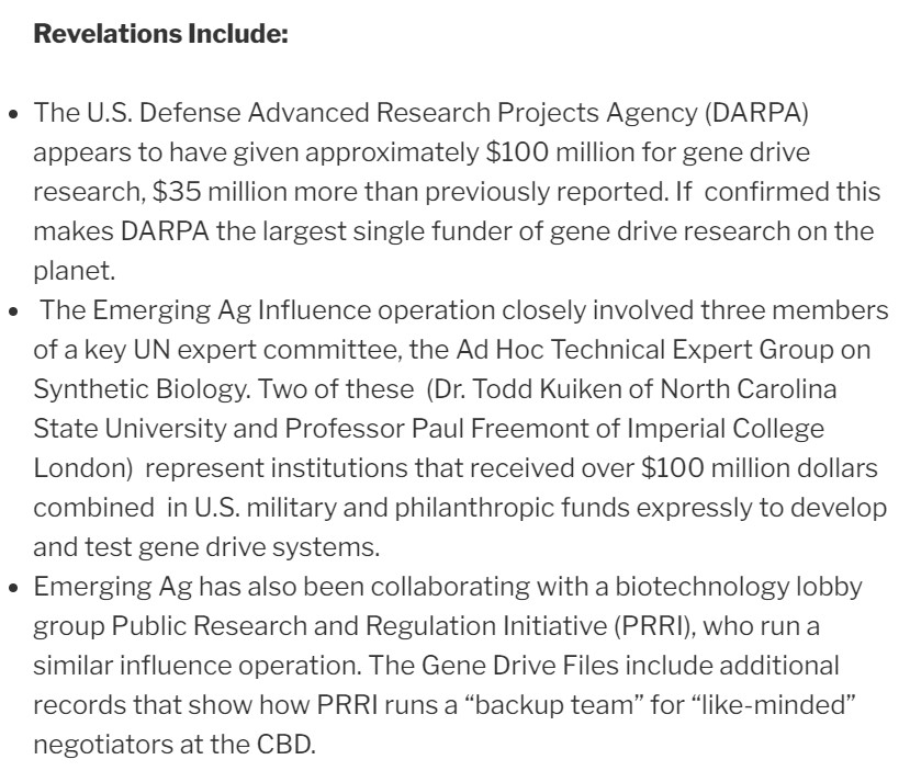 imetatronink's tweet image. 🚨

If you don&apos;t know what &quot;Gene Drives&quot; are, you should look into it.

There is so much more to this manufactured Covid-19 hysteria than meets the eye ...

#WakeUpPeople

genedrivefiles.synbiowatch.org