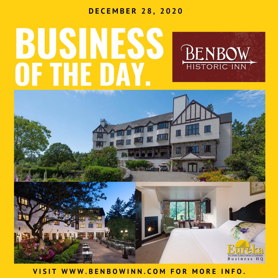 ChamberEureka's tweet photo. Our #businesstheday makes for the perfect getaway, but without even having to leave Humboldt - let's show some love for The Benbow Historic Inn!
#benbowinn @BenbowInn
More: https://t.co/nIslerGx21 https://t.co/FGJ9OTUg5J