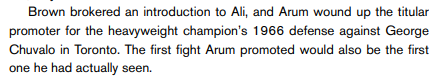 Re: Bob Arum having zero interest in or knowledge of boxing before discovering how profitable it could be.
