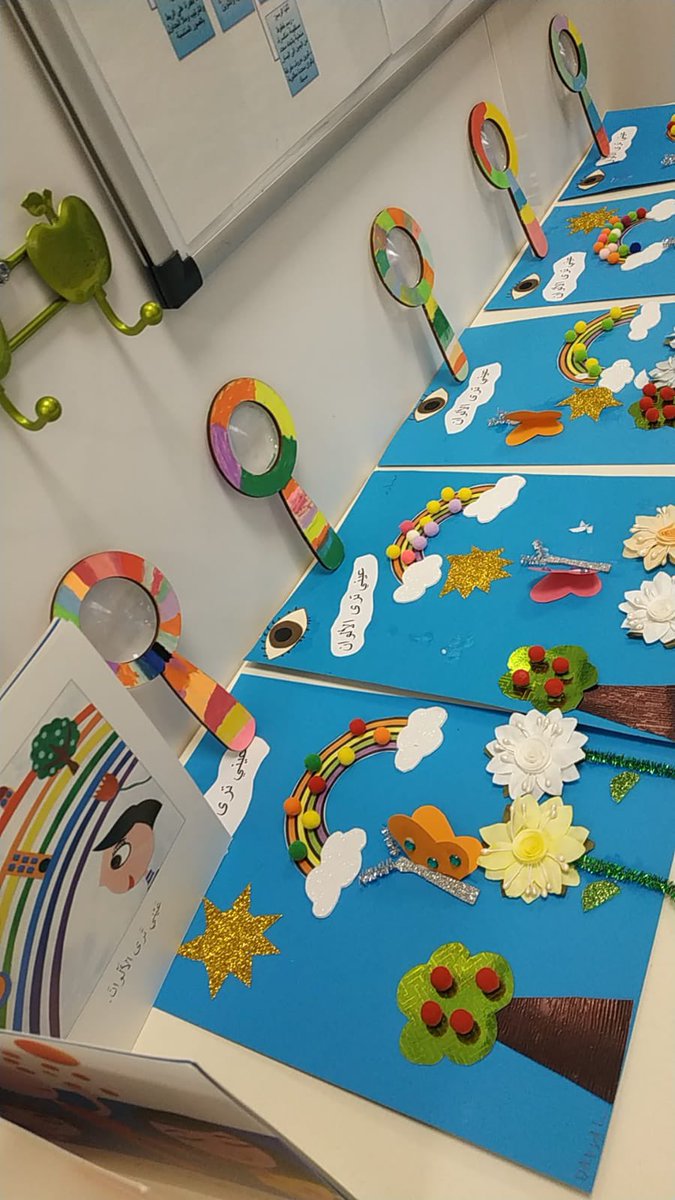 MALAC91300's tweet photo. Atelier conte créatif "Mes jolis yeux" inspiré du livre de @daralhadaek Mon œil. #ateliercreatif #apprendreensamusant #vacancescolaire https://t.co/XLtk4tzwqP