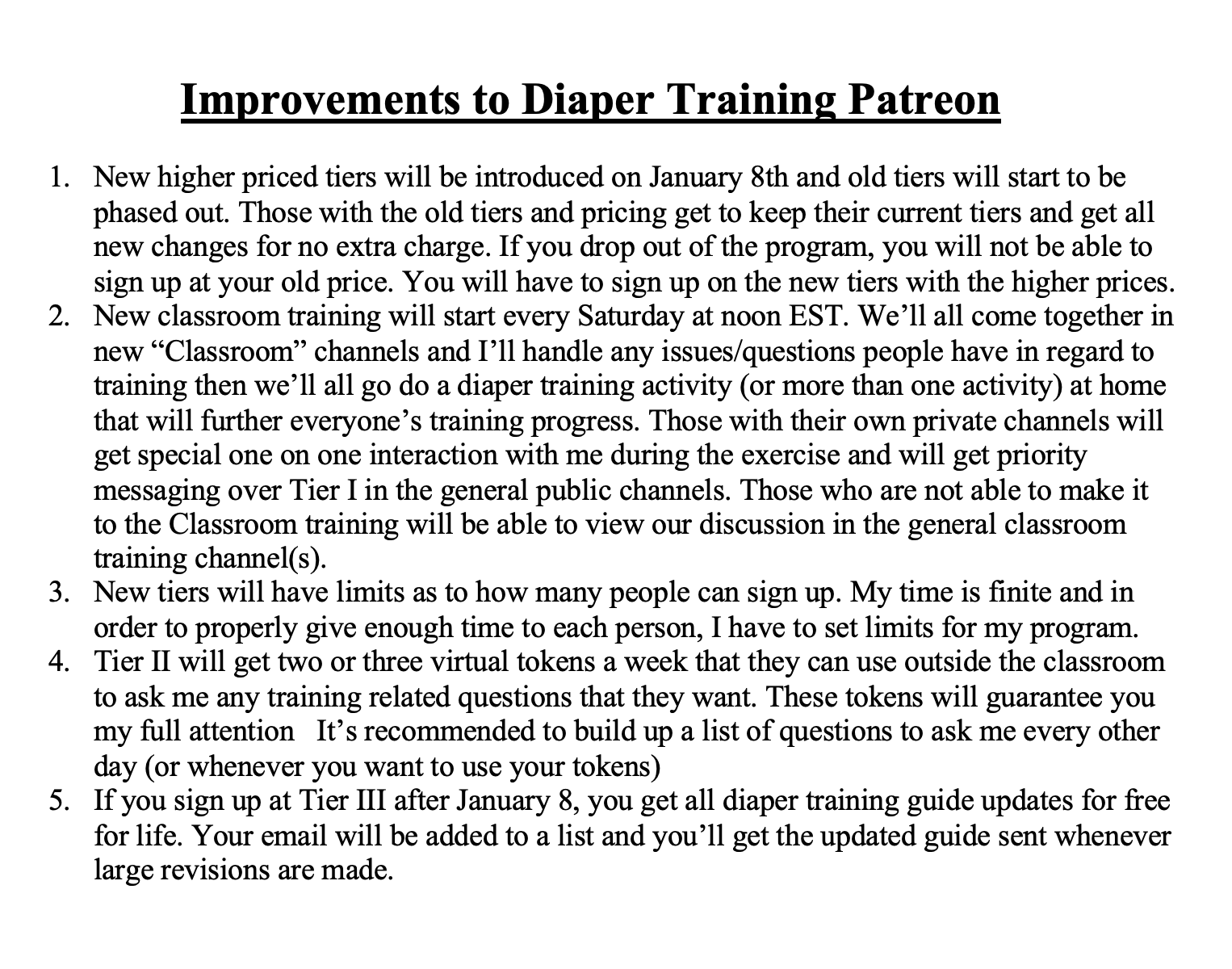 Ashley on Twitter "Here are the changes that I'm making to my diaper