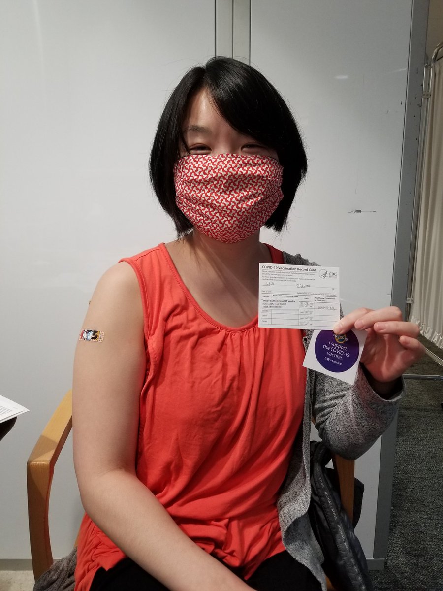 Grateful to those in the front lines and the science that made this possible. #COVIDvaccinated #GetVaccinated <a href="/UWMedicine/">UW Medicine</a>