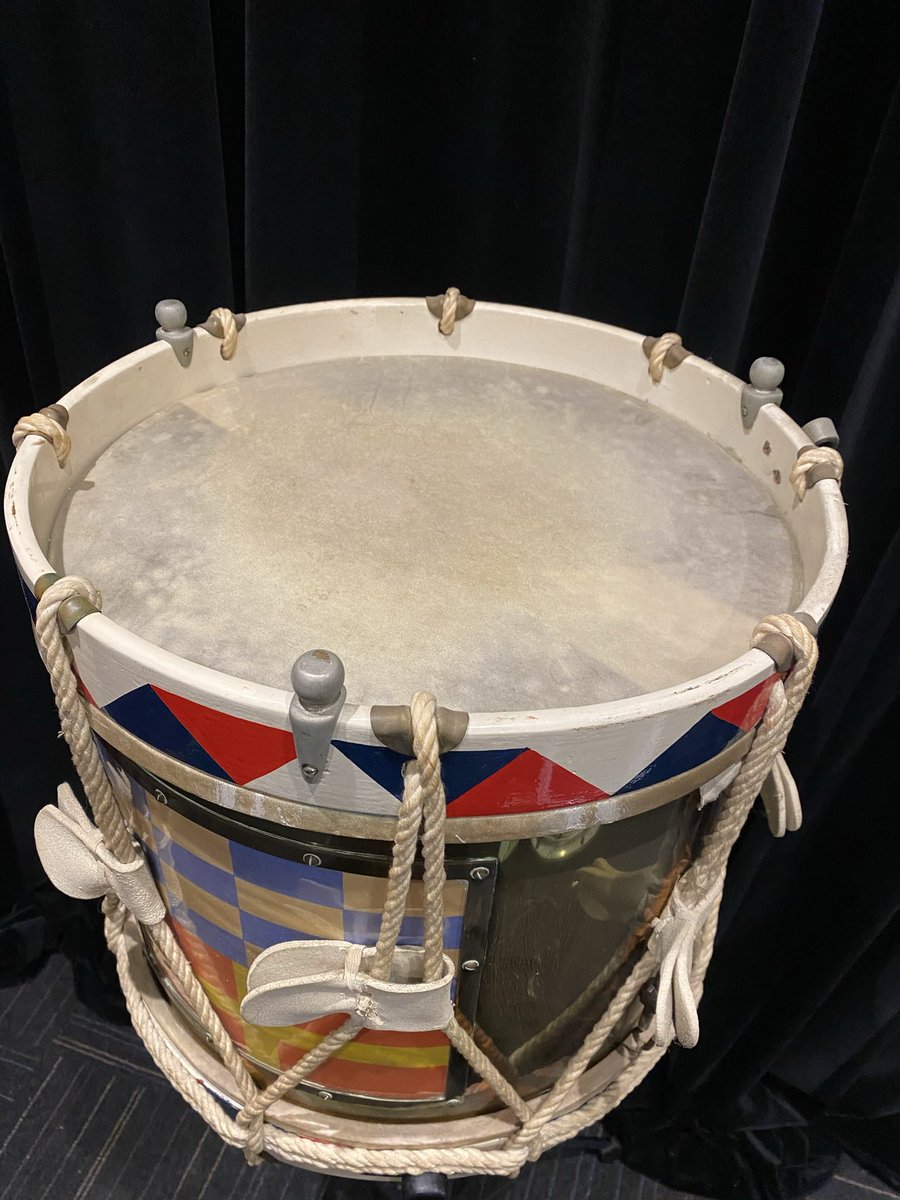 Vorige week in het bezit gekomen van een authentieke drum van het Korps Nationale Reserve, bouwjaar 1948.