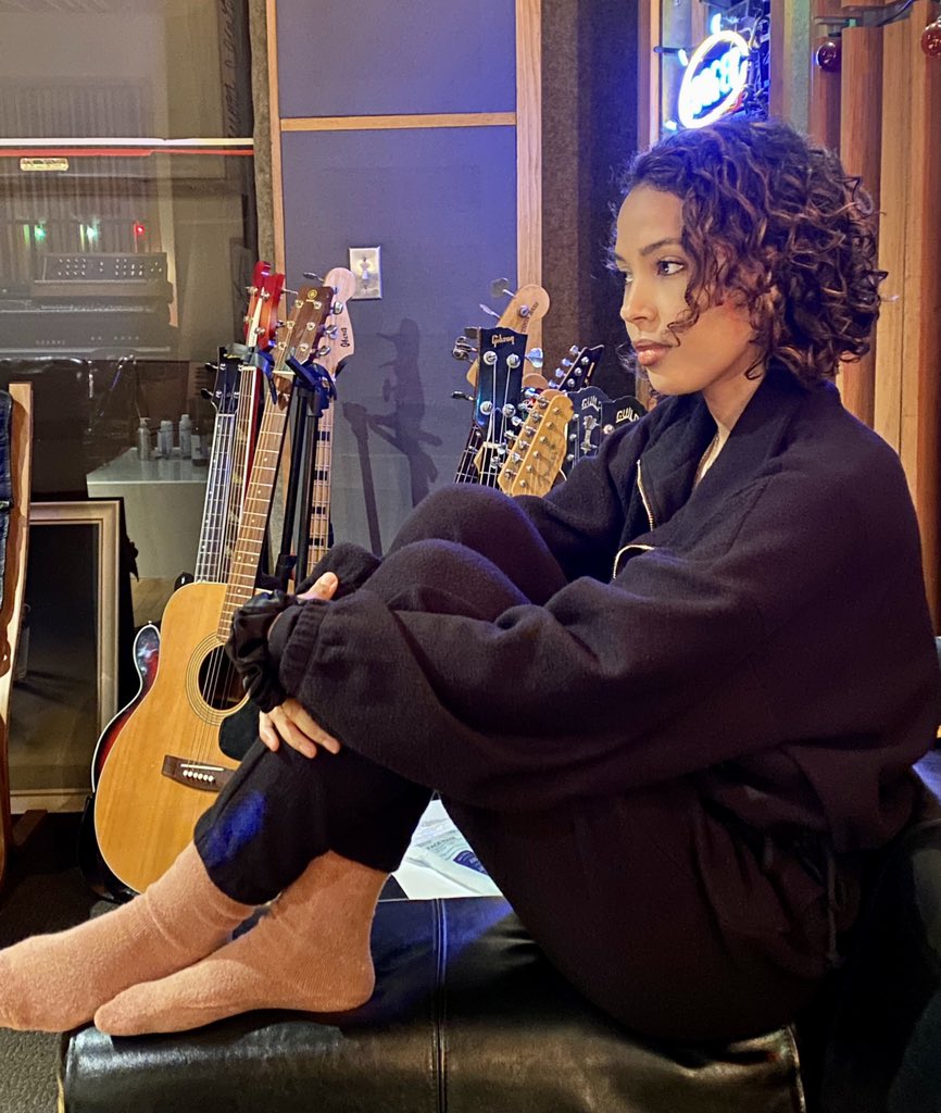 sidibe's tweet image. Listening to 2021. #continuecreating #readyenough