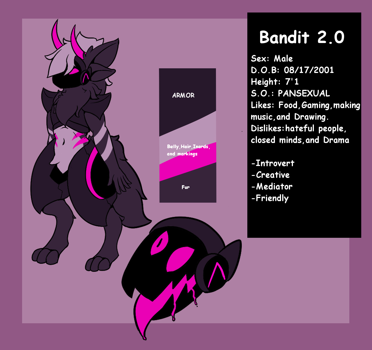 Bandit The Protogen — Weasyl