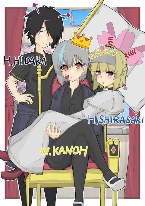 #冬の創作クラスターフォロー祭り 
#創作クラスタさんと繋がりたい 
#絵描きさんと繫がりたい
初タグ失礼します。
うちの子3人。創作以外にも遊戯王やパワプロなども描いてます。
RTいいね回ります。
(サムネ上手いこといってない) 