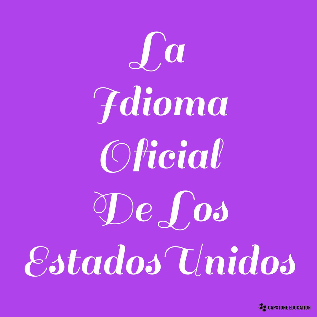 CapstoneGlobalE's tweet photo. ✨Idioma Oficial de EE.UU.✨
https://t.co/hsUdAlQBDa
#idioma #idiomas #idiomaoficial #idiomasoficiales #ingles #espanol #chino #tagalo #vietnamita #español
#inglés #usa #losestadosunidos #idiomachino #idiomatagalo #idiomavietnamita #idiomaespañol #capstoneeducacionglobal https://t.co/WIM9XpVGqA