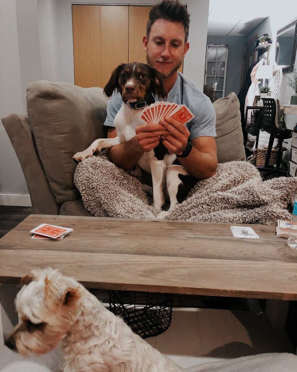 Nix has got a way better poker face than me. #NationalCardPlayingDay