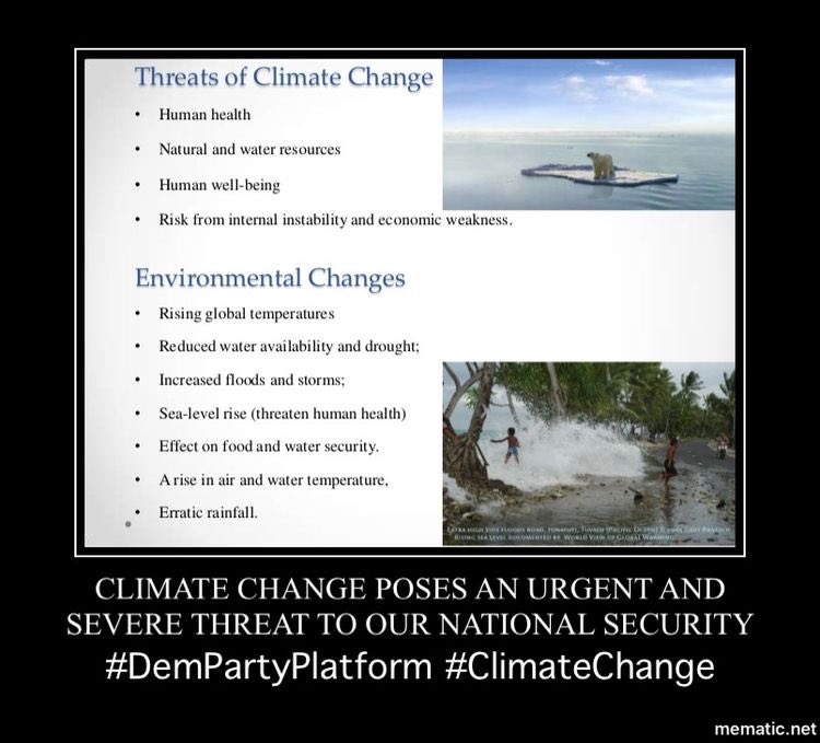 And  #Democrats believe the implications of climate change for national security and the Department of Defense can no longer be an afterthought, but must be at the core of all policy and operational plans to secure our vital interests.7/12  #DemPartyPlatform  #ClimateCrisis