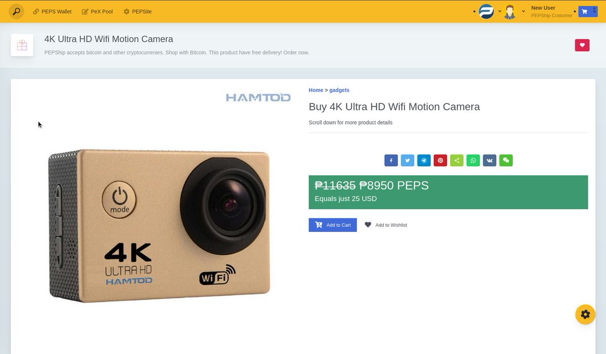 🚀Buy products at the world's largest store that accepts #Altcoins #PEPSHIP

-> Freight #free
-> 5% discount on any product buying with $ PEPS
-> International products

#PEPS #PEX #DeFiNews $ BTC $ TRX $ DASH <a href="/justinsuntron/">H.E. Justin Sun 👨‍🚀 (Astronaut Version)</a> @rambrissi 

pepship.com/show.php?i=13