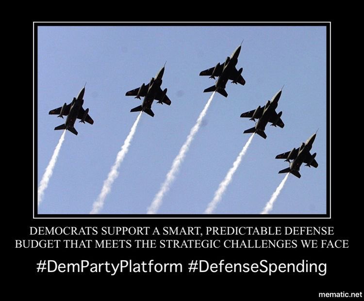 It’s past time to rebalance our investments, improve the efficiency and competitiveness of our defense industrial base, conduct rigorous annual audits of the Pentagon, and end waste and fraud.12/12 #DemPartyPlatform  #DefenseSpending
