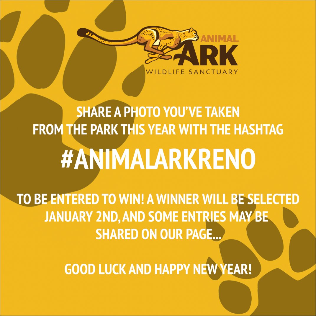 We want to see your BEST OF 2020! This photo contest is here to celebrate your Animal Ark memories... TO ENTER: Post a photo you took at Animal Ark this past year and include #animalarkreno in the caption. A winner will be picked on Jan 2nd 2021 and will get a FREE Animal Ark hat