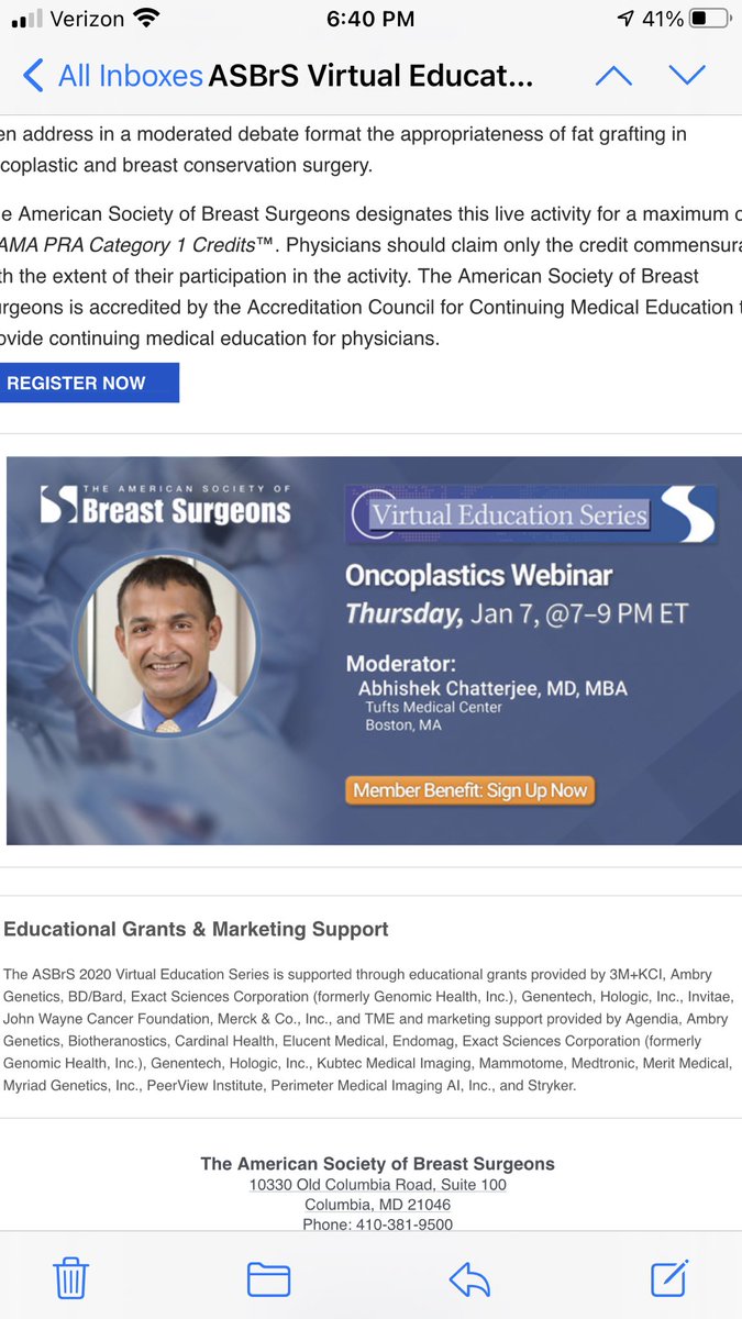 Chatterjeeonco1's tweet photo. Privileged to be moderating the @ASBrS #oncoplastics webinar on Jan 7, 2021 with an outstanding panel of breast and plastic surgeons discussing challenging oncoplastic surgery cases and a pro/con session about #fatgrafting in breast conservation! https://t.co/GhV7cscThY