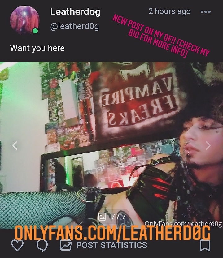 leatherd0g's tweet photo. NEW POST ON MY OF (check my bio for more info)

https://t.co/iCR4MwbQUp

#leatherdog #leatherd0g #tattoos #piercings #tattoosandpiercings #bodymodifications #goth #gothboy #gothgirl #tradgoth #tradgothmakeup #gothmakeup #gothaesthetic #gothgf #gothbf #gothonlyfans #fishnets #punk https://t.co/2NoujGXMJA