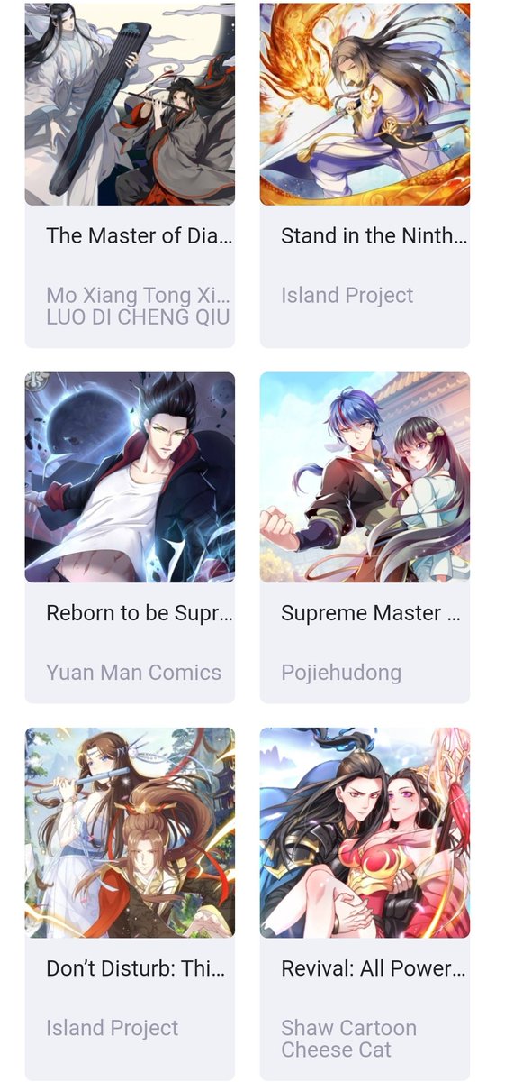 Kalo suka manhua, WeComics ini salah satu gudang manhua dari berbagai kreator independen yg recommended. Ada yang pakai gaya klasik, ada juga yang pake gaya manga. Chapter-nya ada yg full gratis, ada juga yg bayar pake koin sebagian.Link:  https://m.wecomics.com/&nbsp;
