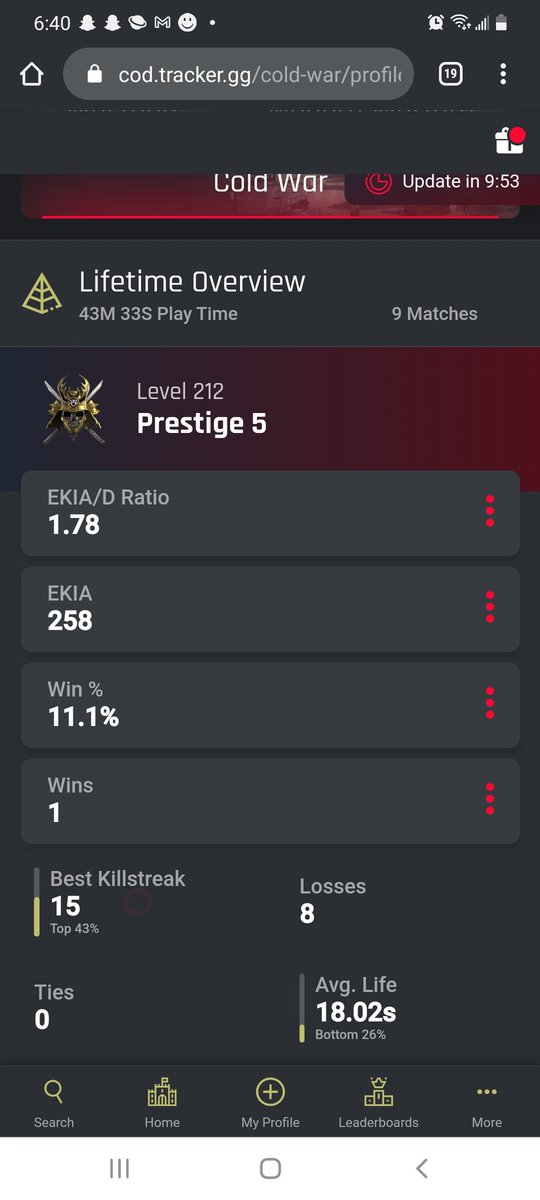 LMeaner's tweet photo. @GameBattles you guys have the worst support. #1 ranked team. They are lvl 1000 but have 30 mins played we are 5-3 and tgey didnt close the lobby tgeir friend joined which is ff by your rules but we lpse the dispute. https://t.co/cYqsp363wZ