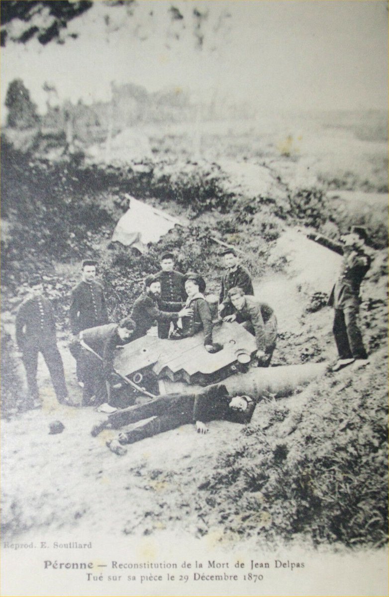 2/ Several guns, including one manned by 5e cie of the fusiliers marins de Brest on the south east rampart near the Damay Mill, were knocked out of action - this particular event (in which 21-year-old marin Jean Delpas, from Lugas, Tarn was killed in action & another 4 were…