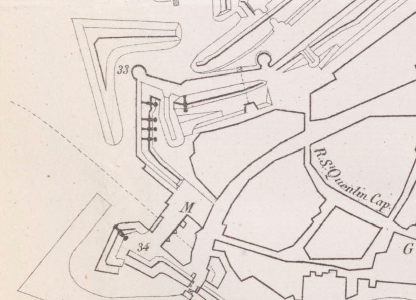 2/ Several guns, including one manned by 5e cie of the fusiliers marins de Brest on the south east rampart near the Damay Mill, were knocked out of action - this particular event (in which 21-year-old marin Jean Delpas, from Lugas, Tarn was killed in action & another 4 were…