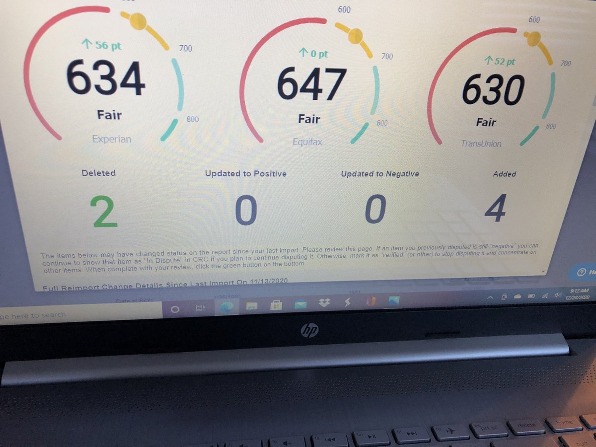 CreditEvolution's tweet image. Unbelievable credit results! #credit #creditscores #creditrepair #creditrepair #evolutioncreditrepairgroup