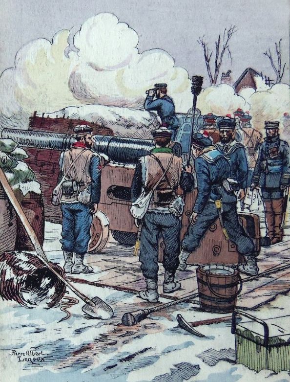 3/ …seriously wounded) is marked by a memorial - dedicated to Delpas - sited near to the actual location. By nightfall, when this 1st bombardment ceased completely, over 10,000 shells had hit the town.