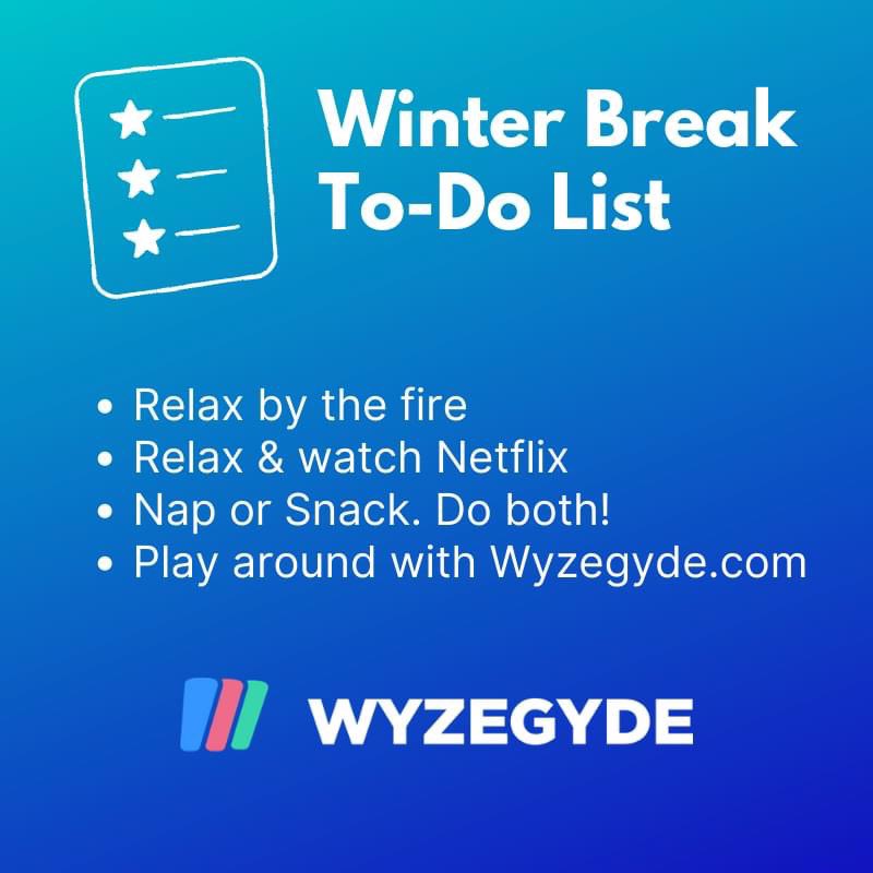 WyzeGyde's tweet photo. Don’t forget to relax! https://t.co/Kbah0GHFOZ