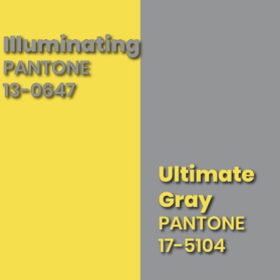 Estos son los colores tendencia del 2021:
 Illuminating y Ultimate Gray. 
¿Te gustan los colores que se vienen? ¿Los usarias?
¡Contame!

#Tendencia2021 #Colores2021 #Pantone2021