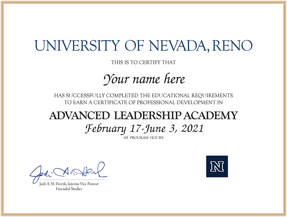 The Advanced #Leadership Academy begins Feb. 17. This five-month program develops and supports leaders who lead change and inspire positive culture at their organization. Details: bit.ly/UNRleadership #UNR #ExtendedStudies #AdvancedLeadership #ProfessionalDevelopment