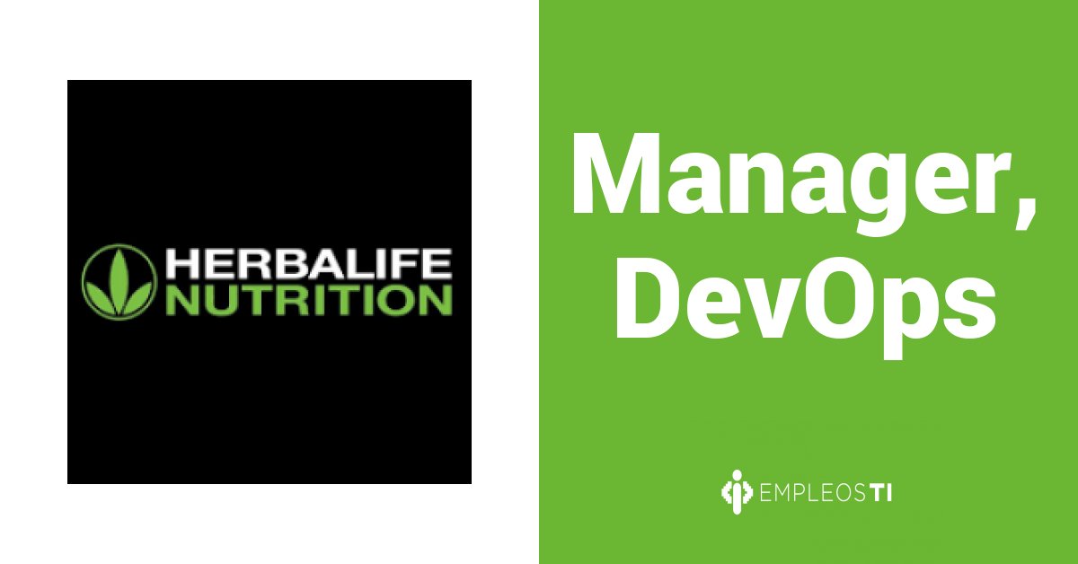 hirelineio's tweet image. Herbalife Nutrition solicita DevOps Manager en Jalisco.
Da click para más información.
#EmpleosTI #DevOpsManager
empleosti.com.mx/empleos/devops…
