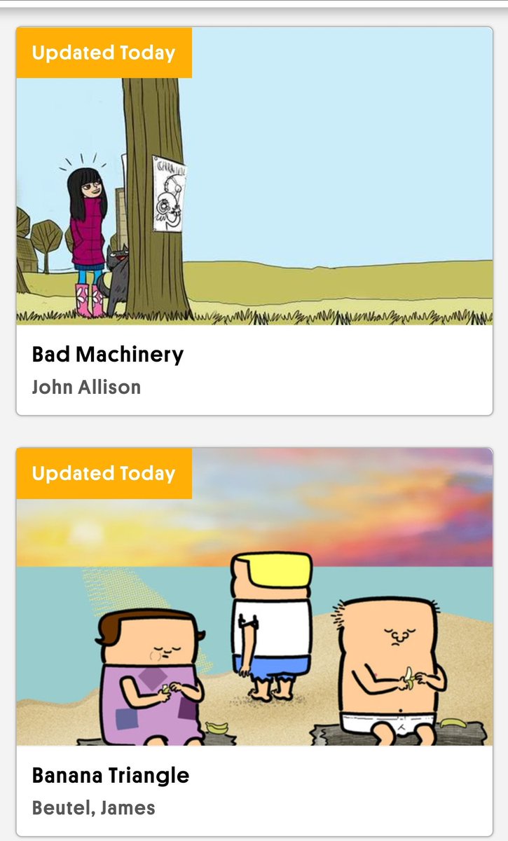 Kalo suka komik strip, GoComics ini cocok, deh. Banyak komik strip berbagai genre yang bisa dibaca secara gratis. Kalo ga mau diganggu iklan, bisa juga daftar premium. Link:  https://www.gocomics.com/&nbsp;