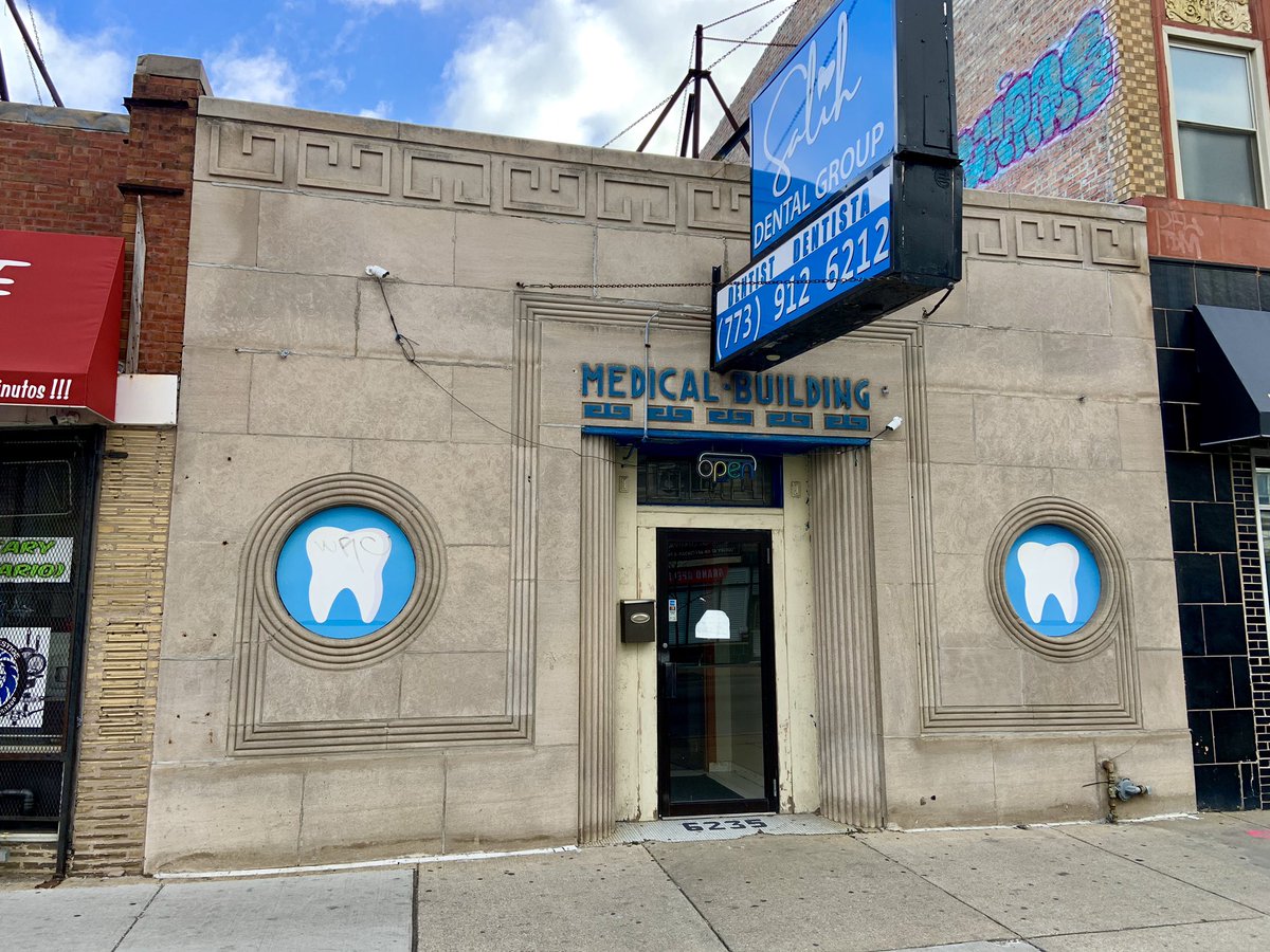 Born in 1897, Carlson split from a partner in their North Side firm in 1928 + started his own office at 79th + Cottage Grove.   2 early projects: a storefront on Kedzie in Chicago Lawn (1929?) + Marquette Manor Baptist Church, now Travelers Rest Baptist, on California (1932)