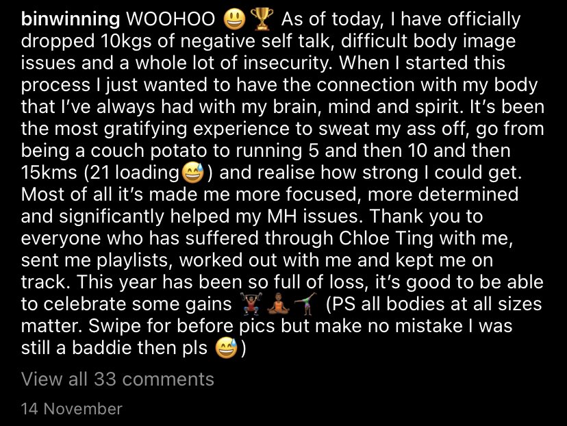 The first thing is to establish a mental and physical WHY that will keep you going. Some strengthening your body against illness, creating a stable routine in the midst of instability, using the body as a site of focus/motivation, increasing endurance, mobility or strength.
