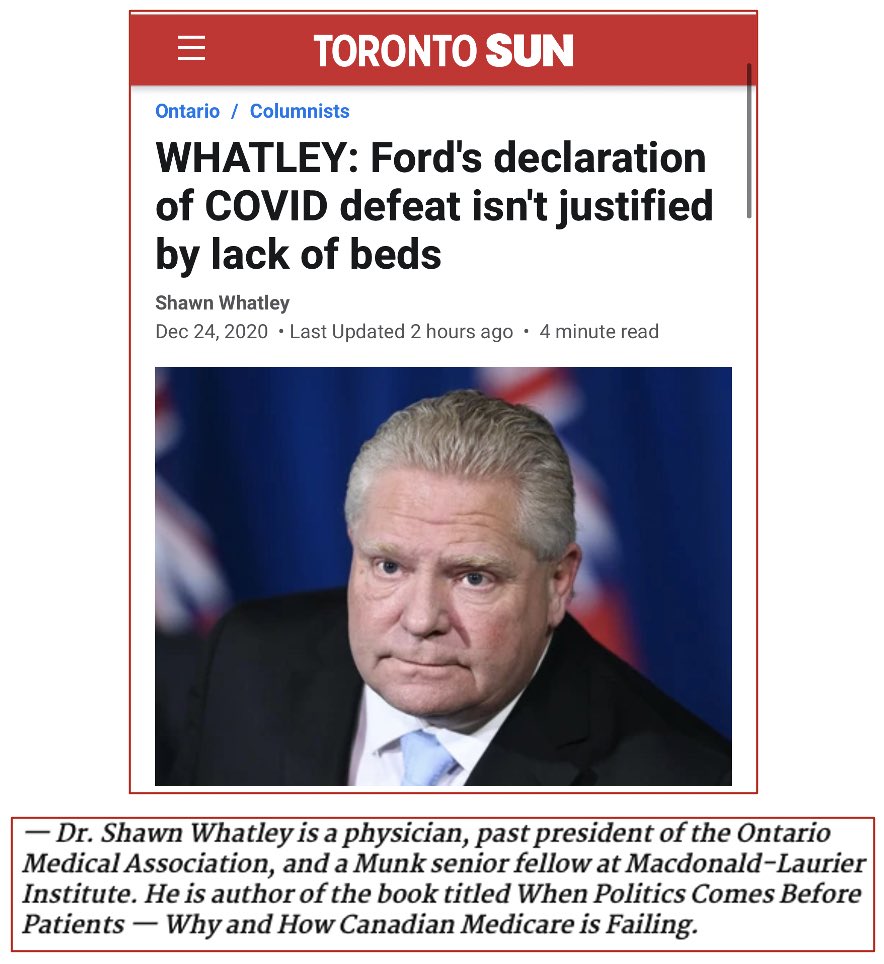17/ Even the media has started to question these claims of “hospitals at capacity”. The data does not support the claim that our hospitals are bursting #COVID19  #Coronavirus  #lockdown  #science  #data  #Canada  #Ontario  #cdnpoli  #onpoli  #virus  #seasonality