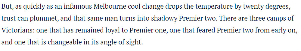 Wrong. There are two types. Those who like him and those who don't. It also corresponds to those who disregard  #MSM's bullshit articles (like this one) and those who believe them as truth.  #auspol  #springst  #IstandwithDan  #CanceltheAge