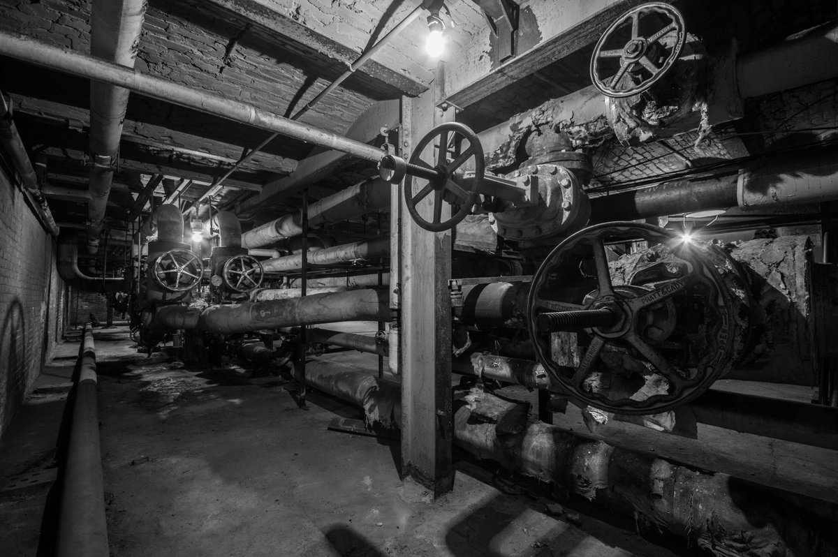 Administration. After a few minutes of shooting, our security officer friend was called elsewhere, and a plumber who had worked at the hospital for decades took his place. This plumber was incredibly kind and friendly, and went above and beyond running through the main building