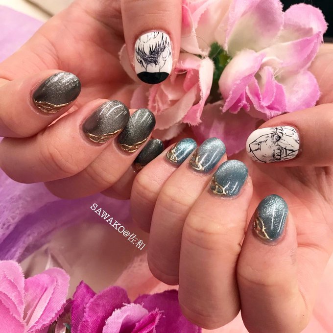 痛ネイルのtwitterイラスト検索結果