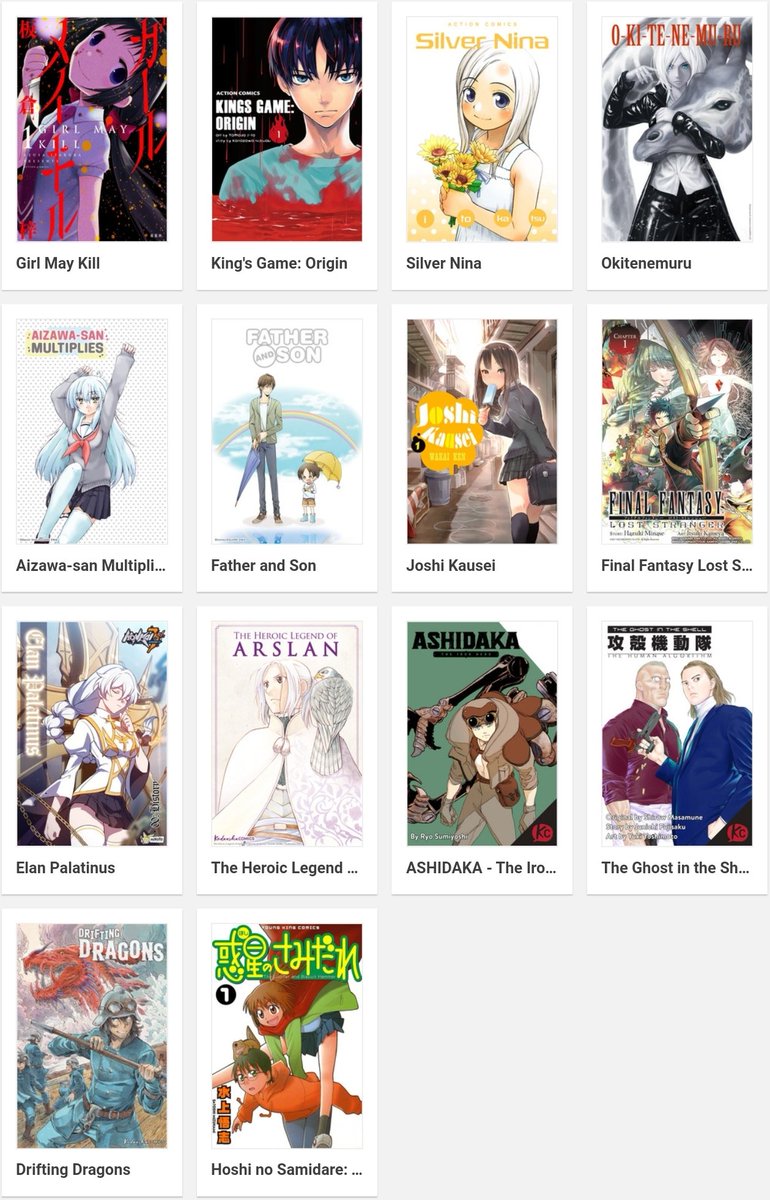 Crunchyroll ini punya sistem berlangganan premium berbayar buat akses koleksi manga dan anime mereka. Tapi kalo mau coba dulu, ada free trial 2 minggu. Lumayan lama untuk melahap berbagai judul manga yang tersedia.Link:  https://www.crunchyroll.com/comics/manga&nbsp;