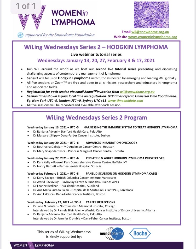 Download Soni Smith Md On Twitter Very Excited For The Next Women In Lymphoma Series To Kick Off The New Year Drlacasce Drelizahawkes Judithtrotman1 Cathompsonmd Drcarlacasulo Https T Co Dejnppymzr