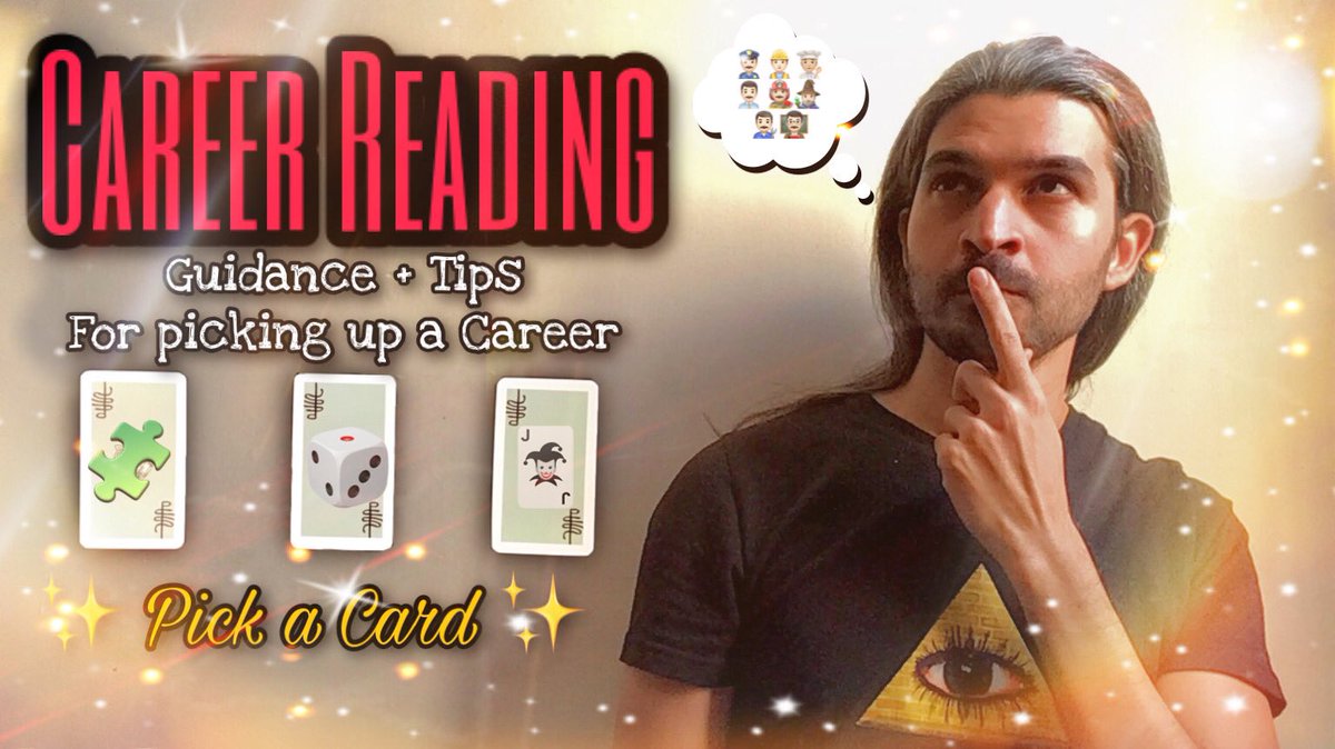 WeeklyTarot's tweet photo. ✨ Free Career Tarot Reading ✨

Close your eyes, take a deep breath and pick one emoji (🧩 🎲 🃏)

Like, RT &amp; Drop a comment with your pick &amp; I will send you DM with the guidance from the cards about your career, or better yet you can watch it on 👉🏻 https://t.co/GVHyKqhcf2 https://t.co/8AqMZ8Knmg