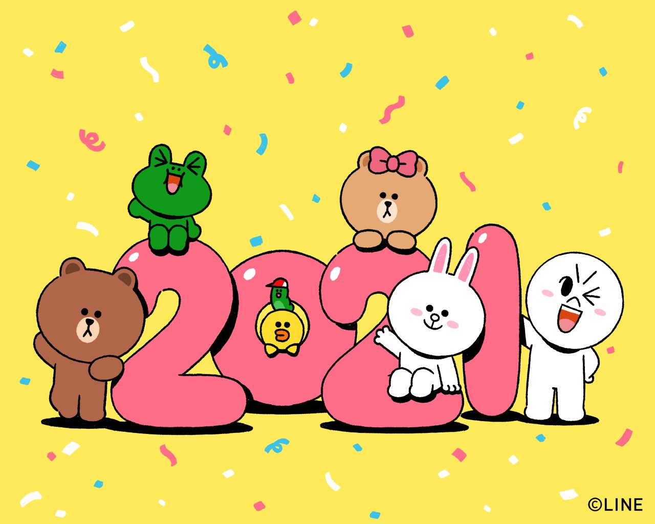Twitter 上的 Line Friends Japan ハッピーニューイヤー 21年もbrown Amp Friendsと一緒に ハッピーニューイヤー ハロー21 さらば ブラウン コニー サリー チョコ レナード エドワード ムーン 新年 Linefriends T Co Dwhshefmf2