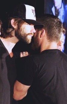 They have this kind of intimacy that they have to /touch/ all the time, they stand so close ALL the time this is something you have only with your significant other really