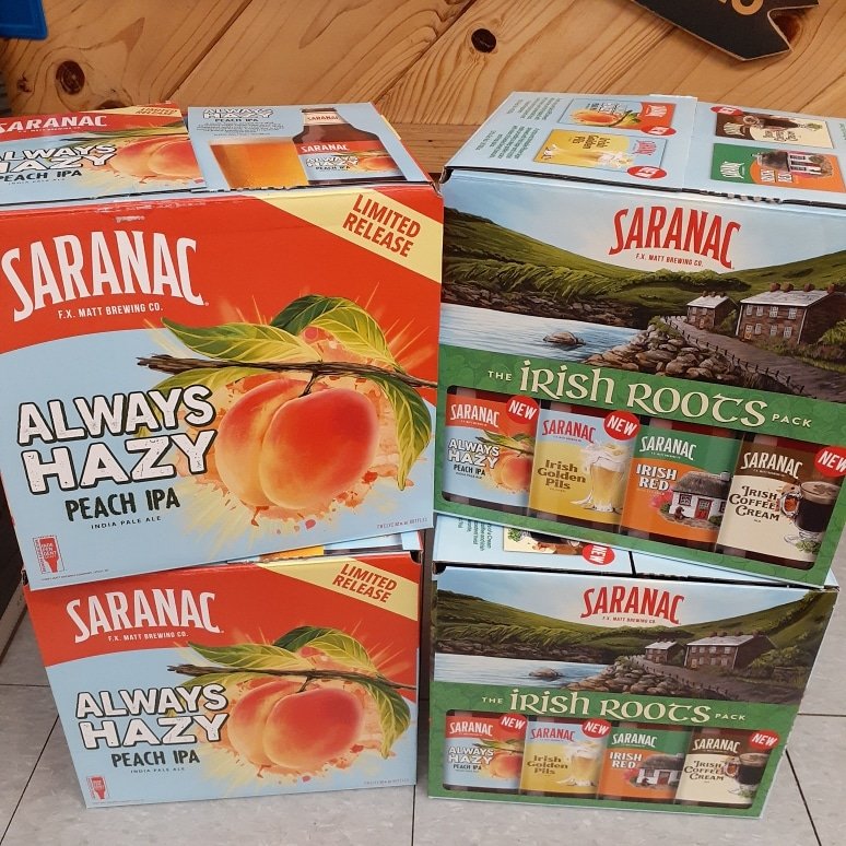 MarcyBeverage74's tweet photo. Now in stock @SaranacBrewery @McCraithBev https://t.co/wasqbI6bxo