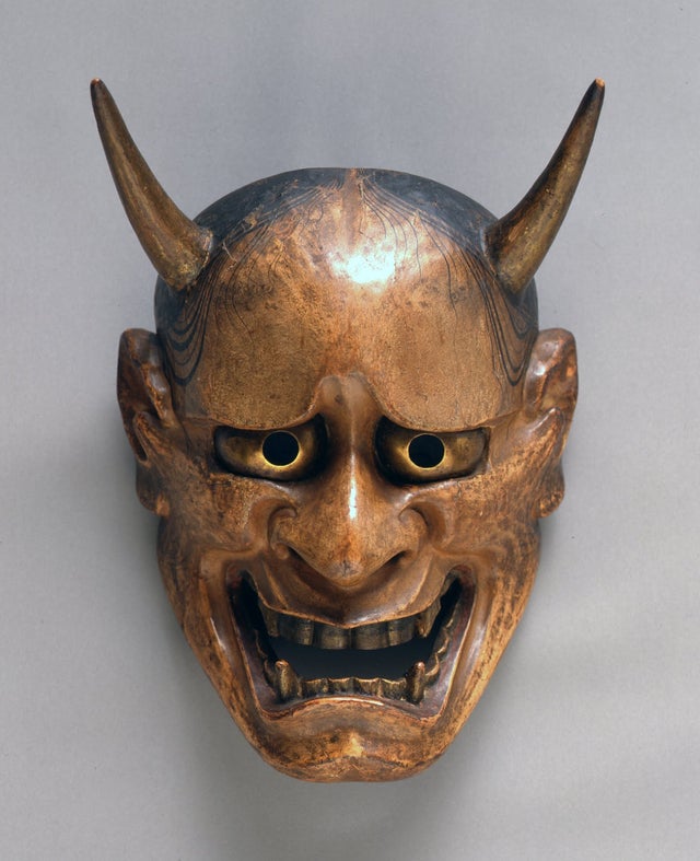 Mask of a female demon 9th century Japan