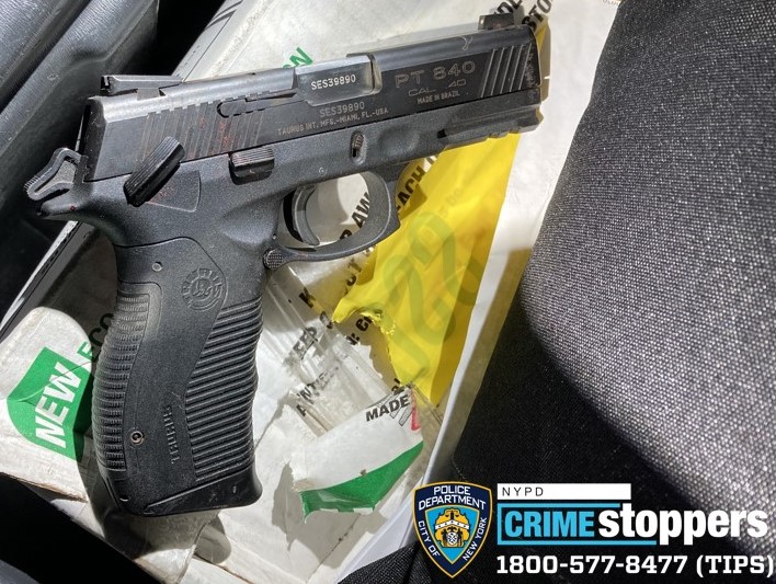 Firearm recovered at the scene of a police involved shooting in Brooklyn Monday evening #67precinct #nypd #policeinvolvedshooting