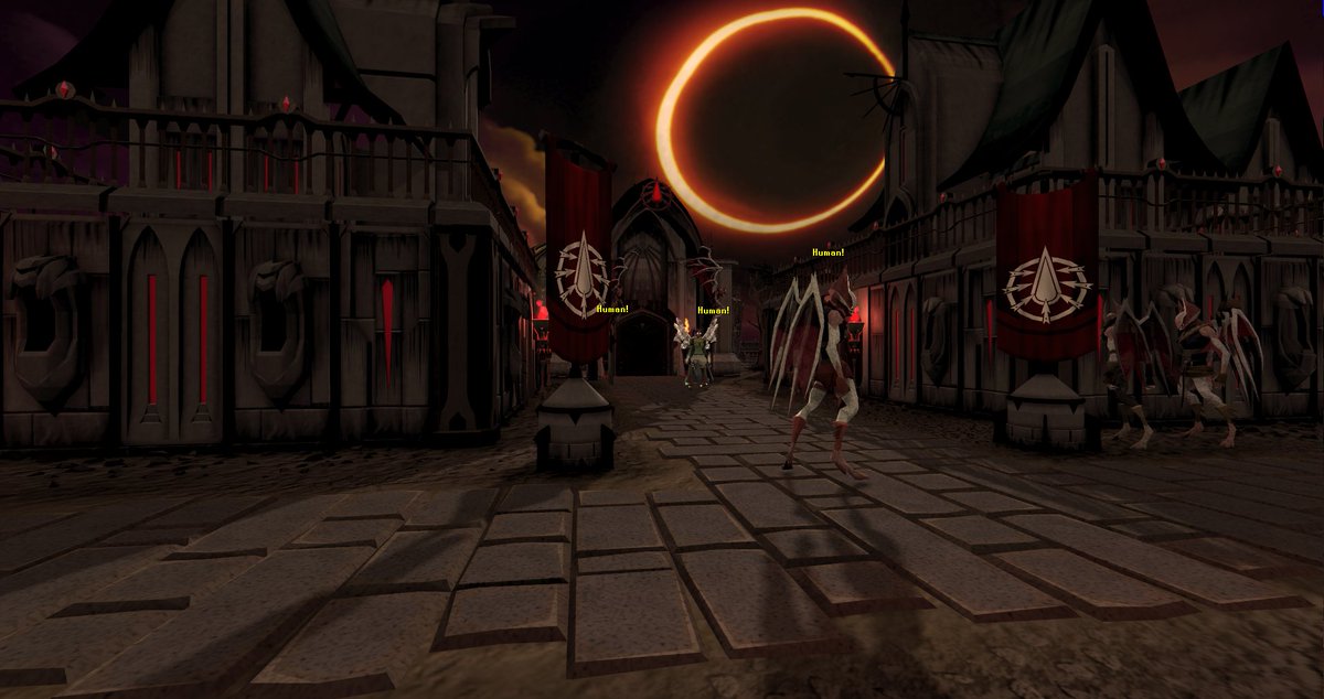 Saphira3883's tweet photo. Eek humans! Some lovely sights spotted while I explored. I spy Everlight in the distance! Can't help but stop for screenies now that I have a working laptop :D @RuneScape #Runescape #RuneScapeScreenies #rs3 https://t.co/MzethmvIsI