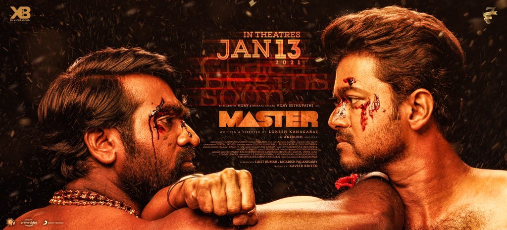 CineTimee's tweet photo. ஜனவரி 13-ஆம் தேதி 178 நிமிடங்களுடன் தெறிக்க விட வரும் தளபதியின் மாஸ்டர் !
Read Here https://t.co/n5Bf9cuPmB
#VijayTheMaster ! #MasterPongal ! #MasterOnJan13th !
#MasterUpate ! #Master ! #மாஸ்டர் ! https://t.co/BDbfD82dsV