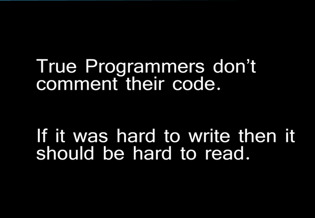 code_memez's tweet photo. A True Programmer Don't Comment...!
#true #programmer #comment #programmers #programmershumor #programming #programmershirt #programminghumor #developers #developersmemes #code #coding #codememes #c #codingmemes #memes #memesdaily https://t.co/h8wWn8UVXV