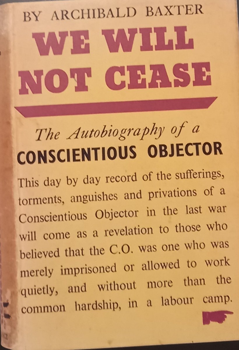 Archibald Baxter Memorial Trust tweet media