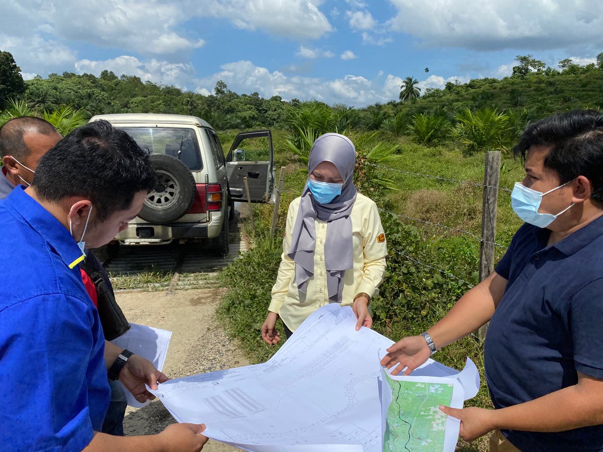 Lawatan Tapak Central Spine Road Pakej 1 : Kuala Krai ke Jambatan Sg Lakit... Melawat jajaran yang telah diukur sejak 2010 lagi jika ada perubahan
